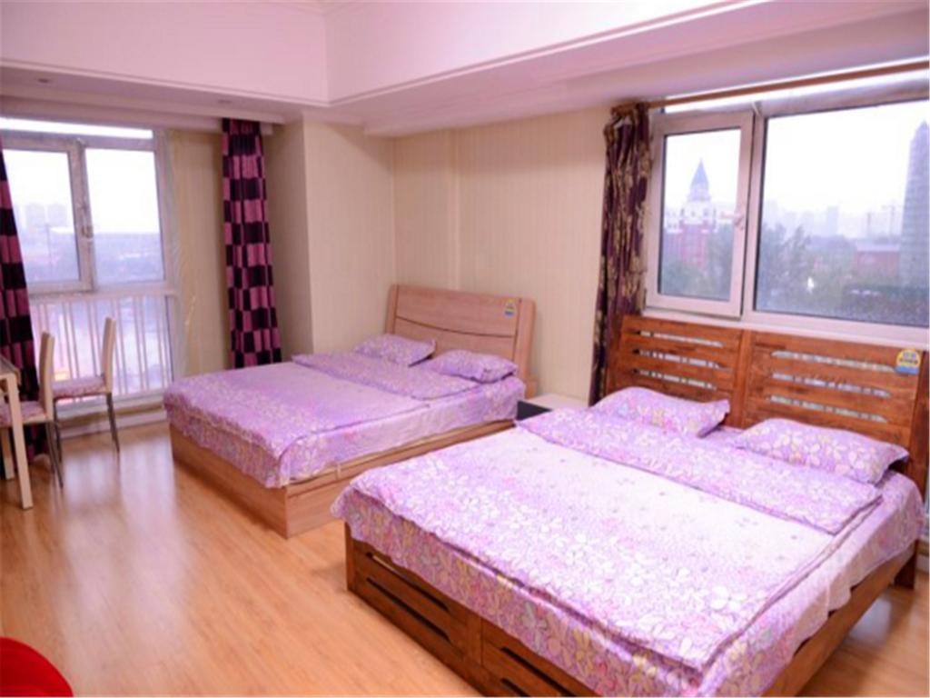 Green Express Apartment Harbin West Railway Station Zimmer foto
